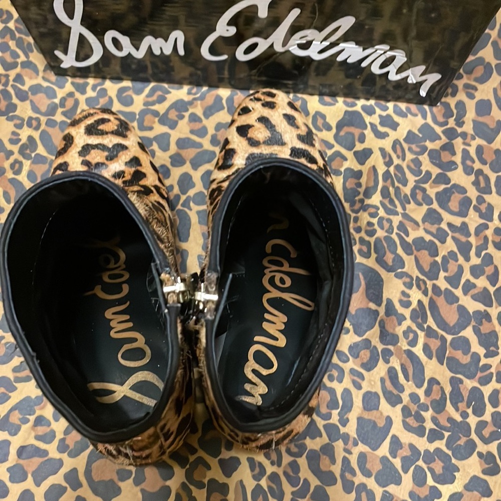 Sam Edelman Leopard Booties - Picture 5 of 10